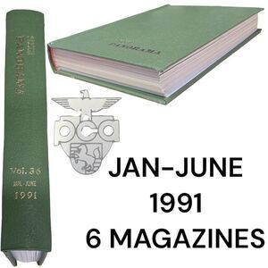 Porsche Panoramic Hardcover Bounded Magazines Vintage 1991 JAN-JUNE  PCA